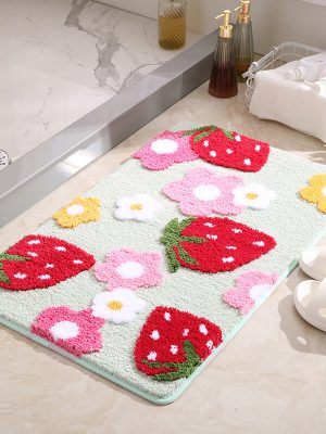 Entry Door Mat Living Room Bathroom Foot Mat Toilet Anti Slip Mat