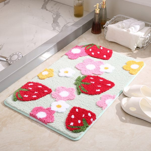 Entry Door Mat Living Room Bathroom Foot Mat Toilet Anti Slip Mat