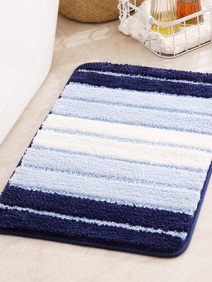 Simple ins entry doorway living room mat (navy blue)